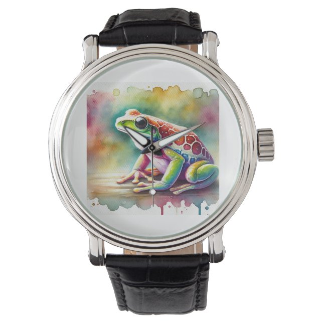 Relógio Watercolor Coqu Frog 140724AREF115 - Watercolor (Frente)