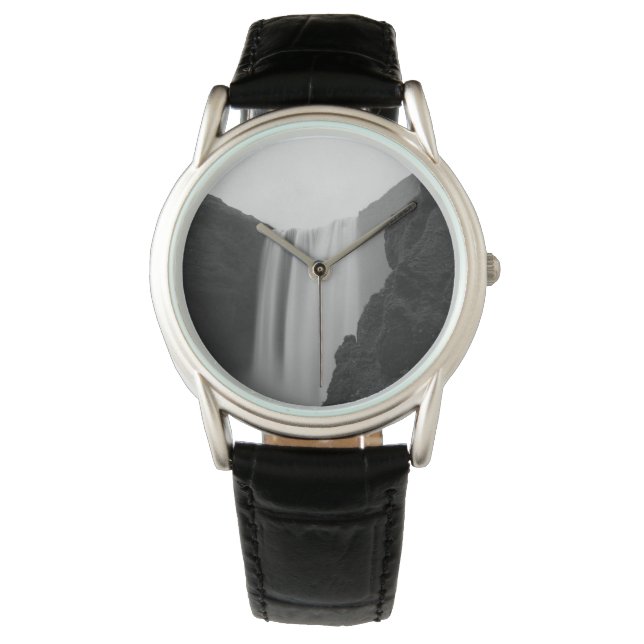 Relógio Waterfalls | Skogafoss Waterfall, Iceland (Frente)