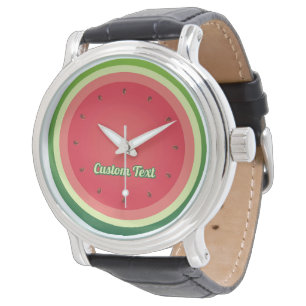 Relógio Watermelon Background Watch