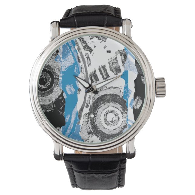 Relógio Wave Mechanism – Custom eWatch (Smartwatch, Black) (Frente)