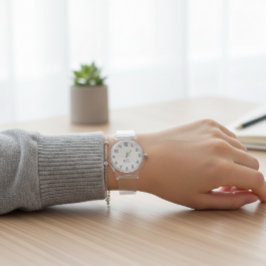 Relógio Wellness Waters Wristwatch - Transparent Ice Desig