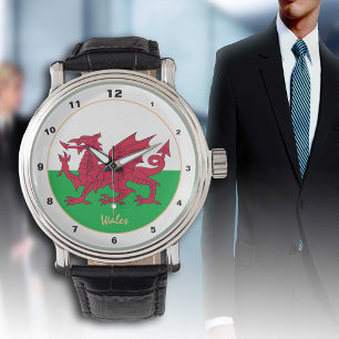 Relógio Welsh Flag, Wales Trendendy Moda /design watch