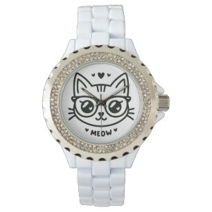 Relógio Whiskered Whimsy / Capricho de Bigodes