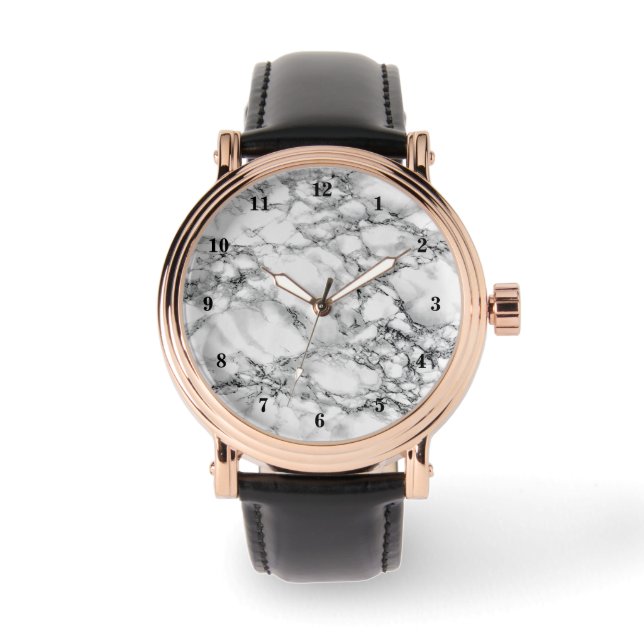 Relógio White Marble Stone Watch (Frente)