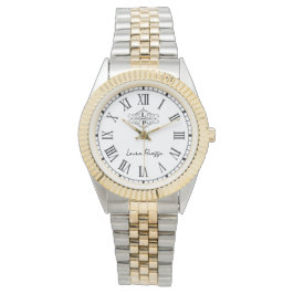 Relógio White Roman NumeralsSignature Elegant Gift