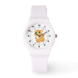 Relógio White Strap Watch - Gato Cinto