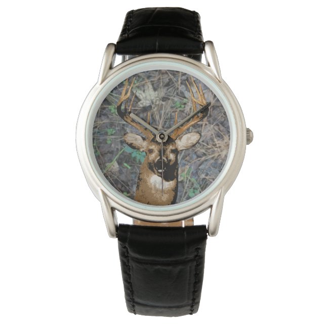 Relógio Whitetail Buck Deer Hunting Watch (Frente)