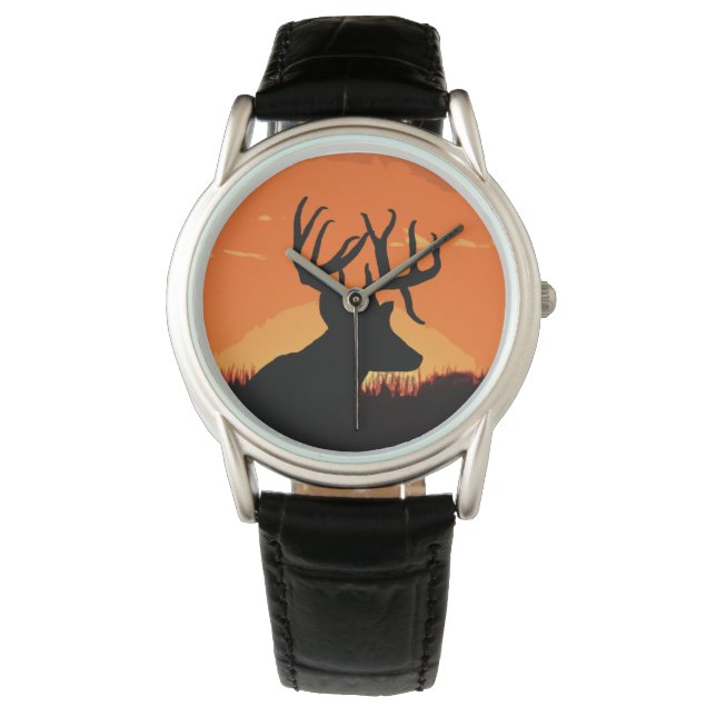 Relógio Whitetail Buck Deer Watch (Frente)