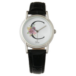 Relógio Wild Flower Alphabet C Watch