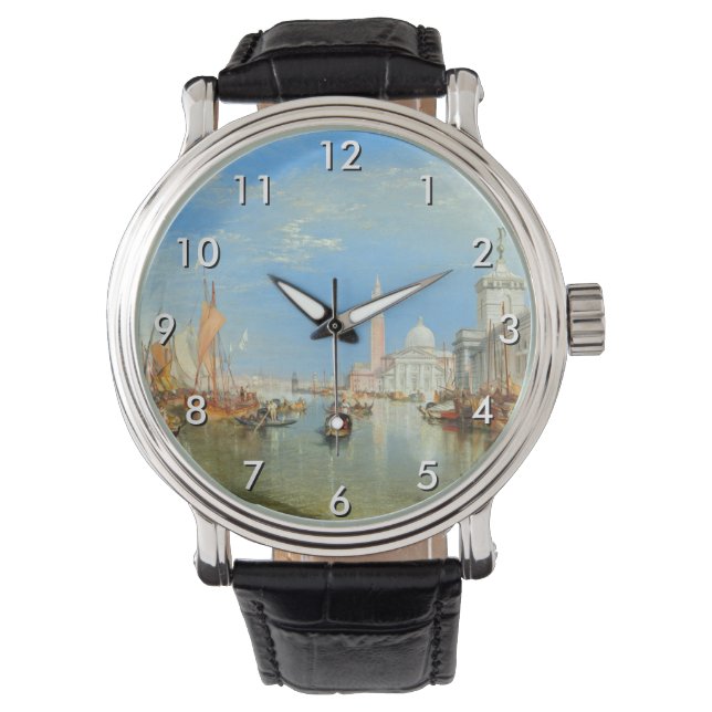 Relógio William Turner - Veneza, Dogana & San Giorgio (Frente)