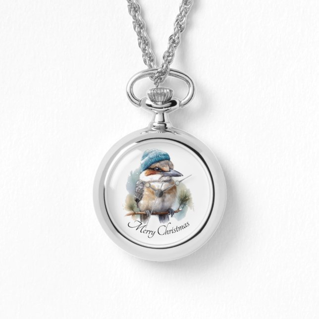 Relógio Winter Kookaburra Wish, personalizado (Frente)