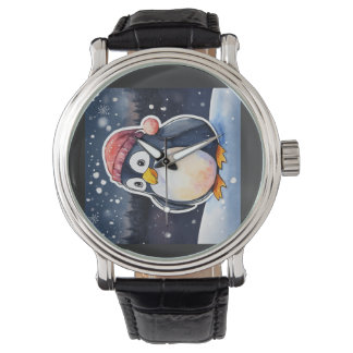 Relógio Winter Penguin E-Watch - Na moda e divertimento Wi