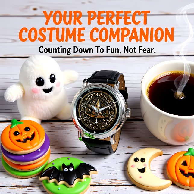 Relógio Witold House Pentagram Broom (Criador carregado)