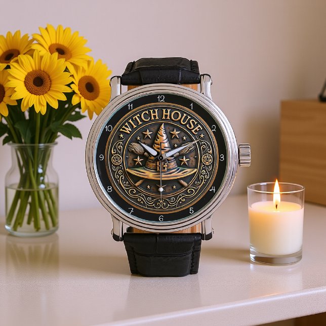 Relógio Witold House Pentagram Broom (Criador carregado)