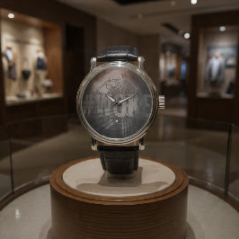 Relógio #WOKE (vermelho, preto, cinza)