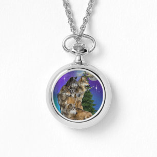 Relógio Wolf e Moon