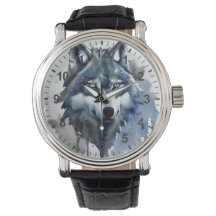Wolf Head Dusty Blue