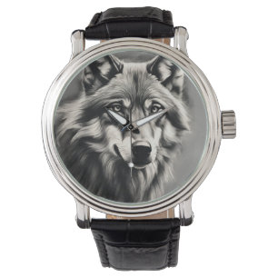 Relógio Wolf Sketch