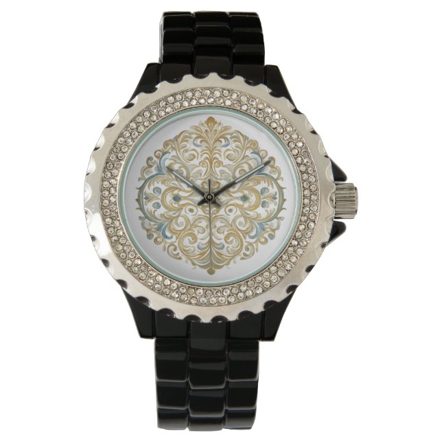 Relógio Women Watch, Mozaik Pattern Design eWatch (Frente)