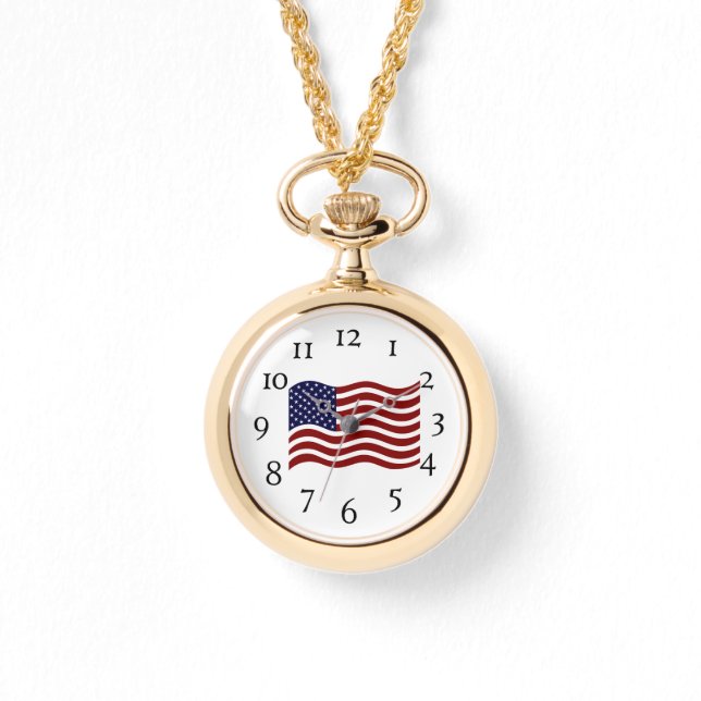 Relógio Women's Watch - American Flag (Frente)