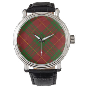 Relógio Xadrez verde-tartan
