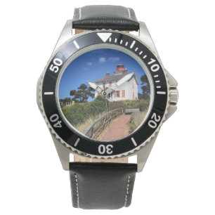 Relógio Yaquina Bay Lighthouse, Newport, Oregon