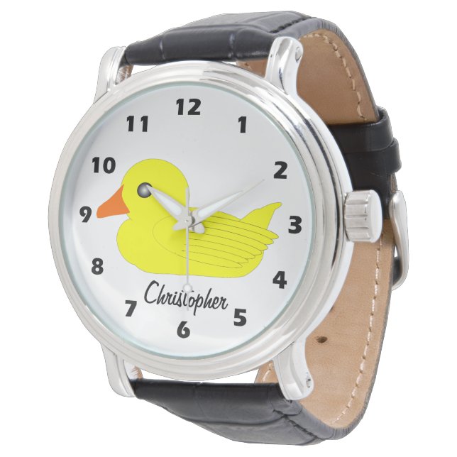 Relógio Yellow Duck Design Personalised (Angular)