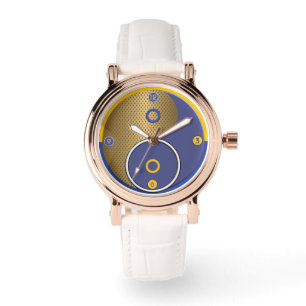 Relógio Yellow Yin Yang