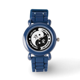 Relógio Yin Yang Brotherly Love Watch modelo sem tiques