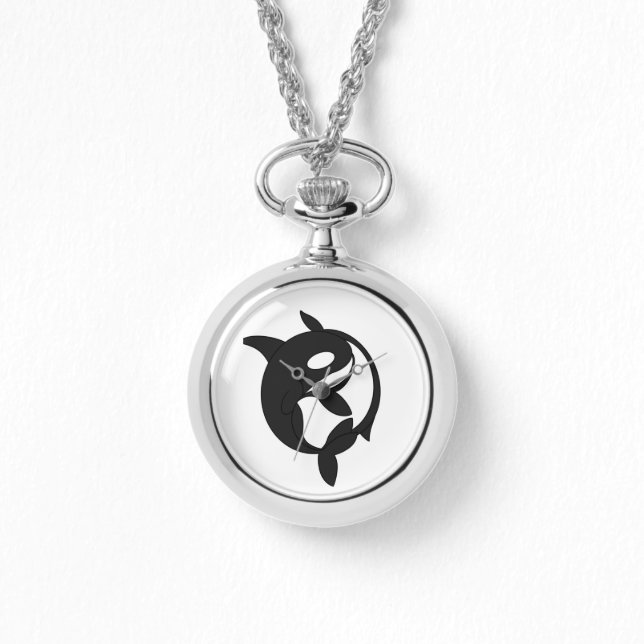 Relógio Yin-Yang Orcas eWatch (Frente)