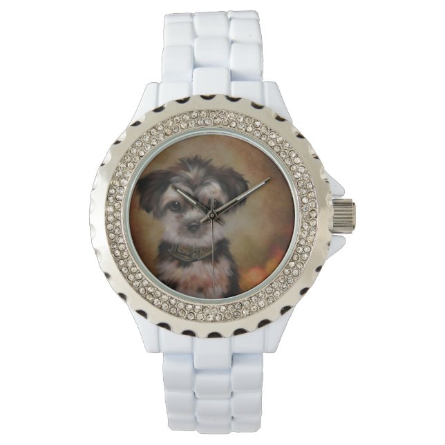 Relógio Yorkie Poo (Frente)