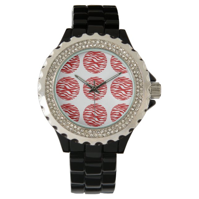 Relógio Zebra Print Bolinhas Watch (Frente)