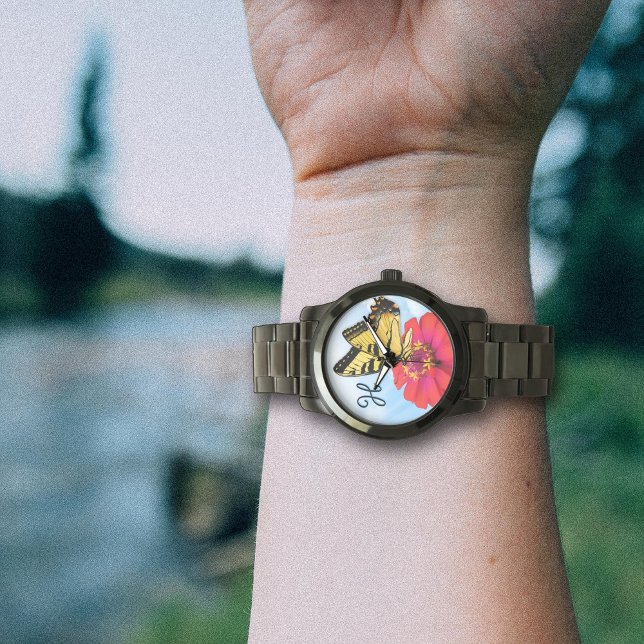 Relógio Zinnia Butterfly Nature eWatch (Criador carregado)