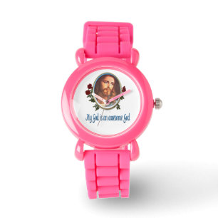 Relógios cristãos femininos Deus Incrível