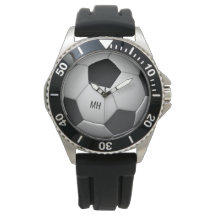 Relógios de esfera monograma personalizados