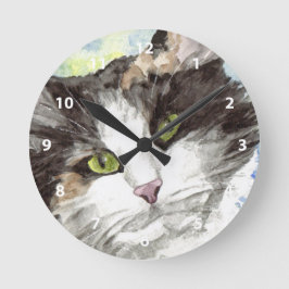 Relógios de Parede aquarela de gato