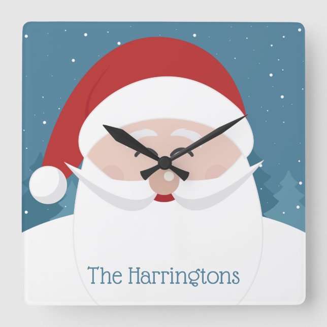 Relógios de parede de nomes personalizados de Papa (Frente)