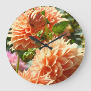 Relógios de Parede Florais Decorativos Flor de Dah