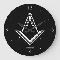 Relógios de parede Masonic | Ofertas de maçonaria