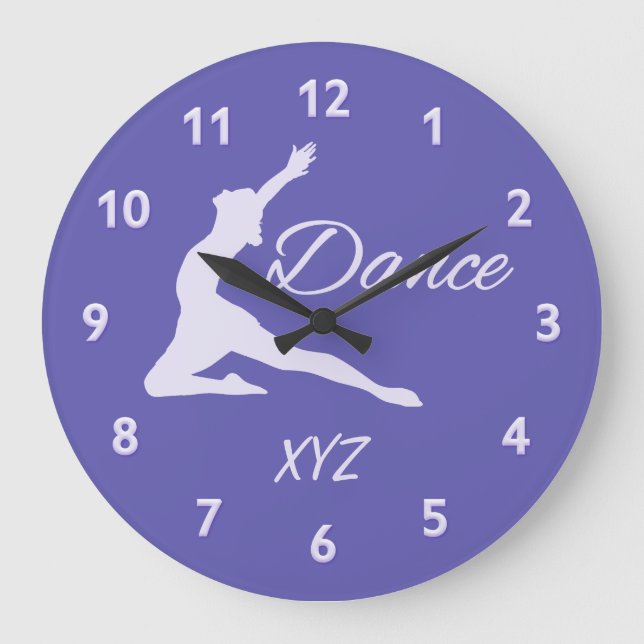Relógios de parede personalizados DANCE (Frente)