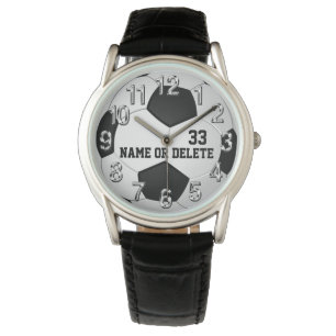 Relógios personalizados de futebol para homens, mu