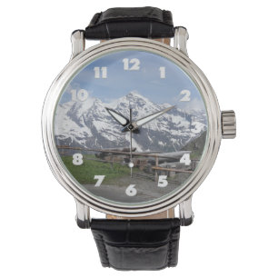 Relógios personalizados dos Alpes austríacos