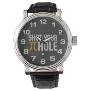 Relógios personalizados "Pie (pi) Hole"