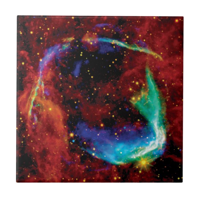 Remanescente de Supernova RCW 86 - Foto do Espaço  (Frente)