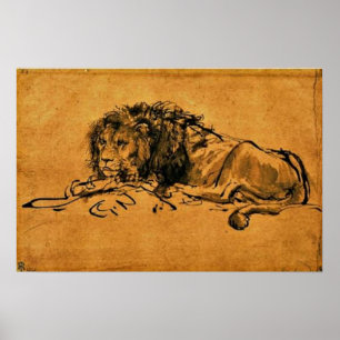 Rembrandt - No Resto Leo Poster