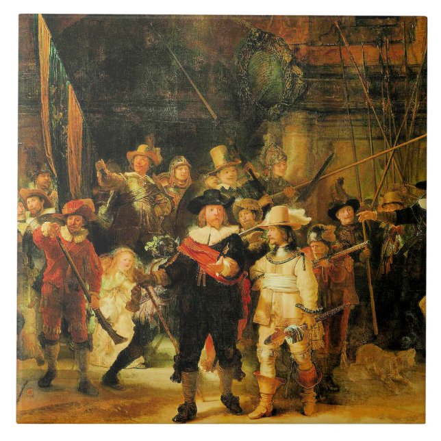 Rembrandt - O relógio noturno (Frente)