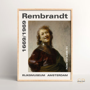 Rembrandt Rembrandt Laughing Pinting Art Impressão