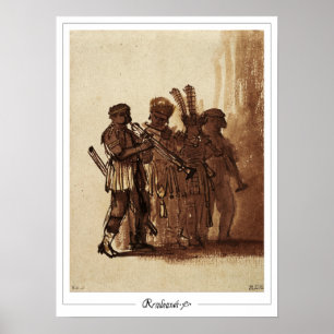 Rembrandt van Rijn Zedign Art Poster #533