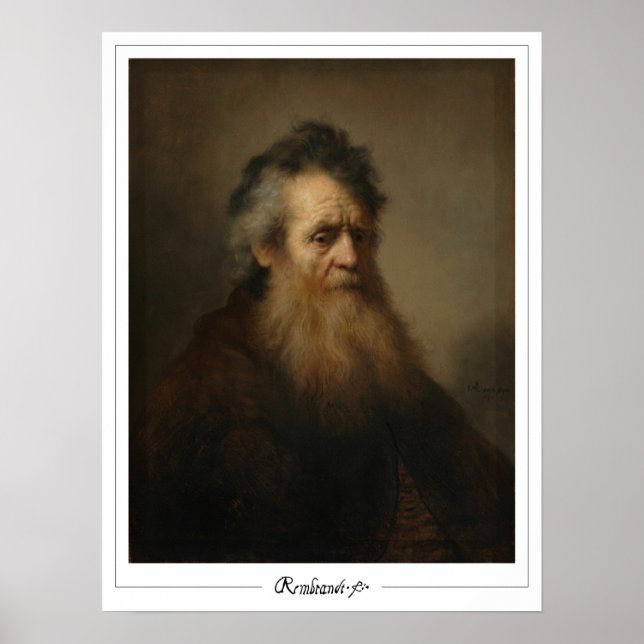Rembrandt van Rijn Zedign Art Poster #699 (Frente)