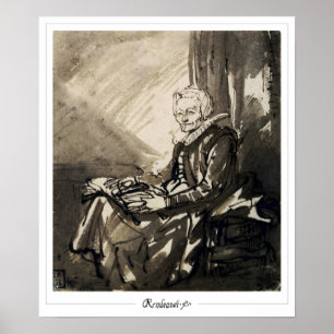 Rembrandt van Rijn Zedign Art Poster nº 147